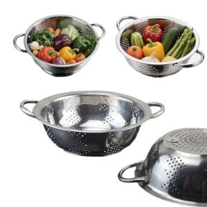 MeiyiZheng Stainless Steel Colander with Handles