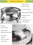 MeiyiZheng Stainless Steel Colander with Handles