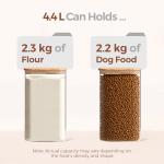 Glass Storage Container Set with Airtight Bamboo Lids