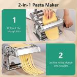 YASHE 3-in-1 Adjustable Pasta Maker Machine