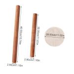 VICASKY Wooden Dough Roller Set with Steamer Mats