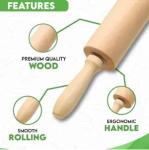 Unalix 16.5-Inch Rolling Pin for Baking