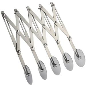 5-Wheel Stainless Steel Dough Cutter and Pasta Roller