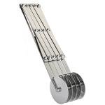 5-Wheel Stainless Steel Dough Cutter and Pasta Roller
