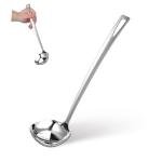 Stainless Steel Strainer Ladle with Ergonomic Handle