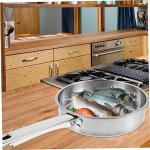 Stainless Steel Slotted Pasta Spoon for Cooking