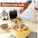 Stainless Steel Strainer Ladle with Ergonomic Handle