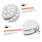 Stainless Steel Slotted Pasta Spoon for Cooking