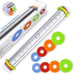 Adjustable Stainless Steel Rolling Pin for Baking