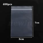 400pcs Small Resealable Plastic Bags - 5cmX7cm