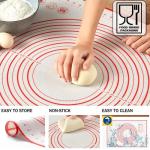 Stainless Steel Rolling Pin with Baking Mat Set