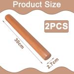 Wooden Rolling Pins Set for Baking and Dough