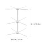 OSALADI Three-Tier Foldable Drying Rack for Pasta