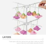 OSALADI Three-Tier Foldable Drying Rack for Pasta