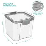 LIVIVO 2pc Airtight Food Storage Containers Set