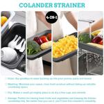 Extendable Sink Strainer and Colander Basket