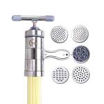 Anmas Stainless Steel Manual Pasta Maker with Attachments