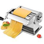Stainless Steel Manual Pasta Maker with Cutters