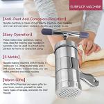 Anmas Stainless Steel Manual Pasta Maker with Attachments