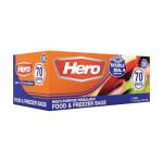 1L Ziplock Freezer Bags - 70 Reusable Packs