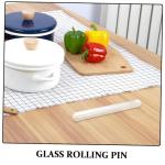 Nonstick Clear Rolling Pin for Baking and Dough