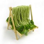 Foldable Wooden Pasta Drying Rack and Storage Stand