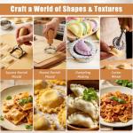 10-Piece Wooden Pasta Making Tools Set