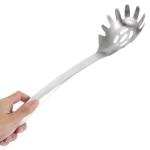 Stainless Steel Pasta Spoon with Filter - 15 Inch