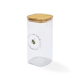 Large Glass Pasta Storage Jars with Designs