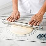 Adjustable Rolling Pin & Nonstick Baking Mat Set