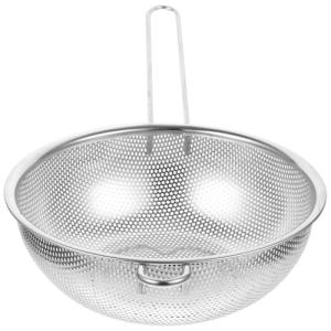 UPKOCH Stainless Steel Colander with Long Handle