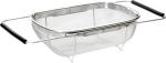 Stainless Steel Over Sink Strainer for Pasta and Veggies
