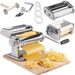VonShef Stainless Steel Manual Pasta Machine Bundle