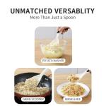 Kitchen Spoon Set: Rice Scoop & Drain Spoon