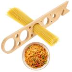 Wooden Spaghetti Measuring Tool with 5 Sized Holes