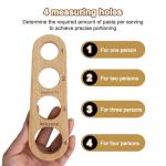 Wooden Spaghetti Measure Tool with 4 Portions