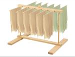 Wooden Pasta Drying Rack with 12 Arms