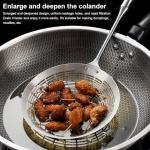 Stainless Steel Spider Strainer for Frying and Pasta