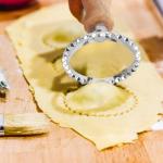 Ravioli Cutter Set with Wooden Handle and Wheel