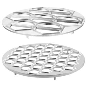 2-Pack Aluminum Dumpling and Ravioli Maker Set