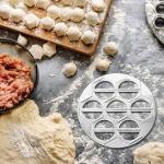 2-Pack Aluminum Dumpling and Ravioli Maker Set