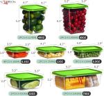 17-Pack Airtight BPA-Free Food Storage Containers