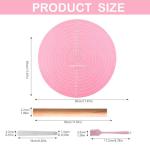 Rolling Pin and Baking Mat Set with Tools