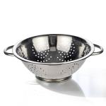24cm Stainless Steel Colander with Handle and Base