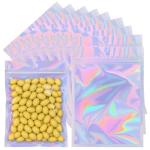 Holographic Ziplock Bags for Pasta Packing, 50-Pack