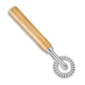 Stainless Steel Ravioli Cutter with Wooden Handle