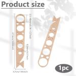 Wooden Pasta Measurer and Herb Stripper Tool