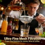 Stainless Steel Fine Mesh Strainer Set