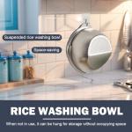 Stainless Steel Pasta Strainer and Rice Sieve