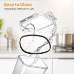 YASHE Set of 16 Airtight Food Storage Containers